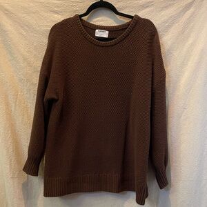 Old Navy Brown Knit Sweater